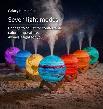 Calming Mist Humidifier with Planet Design